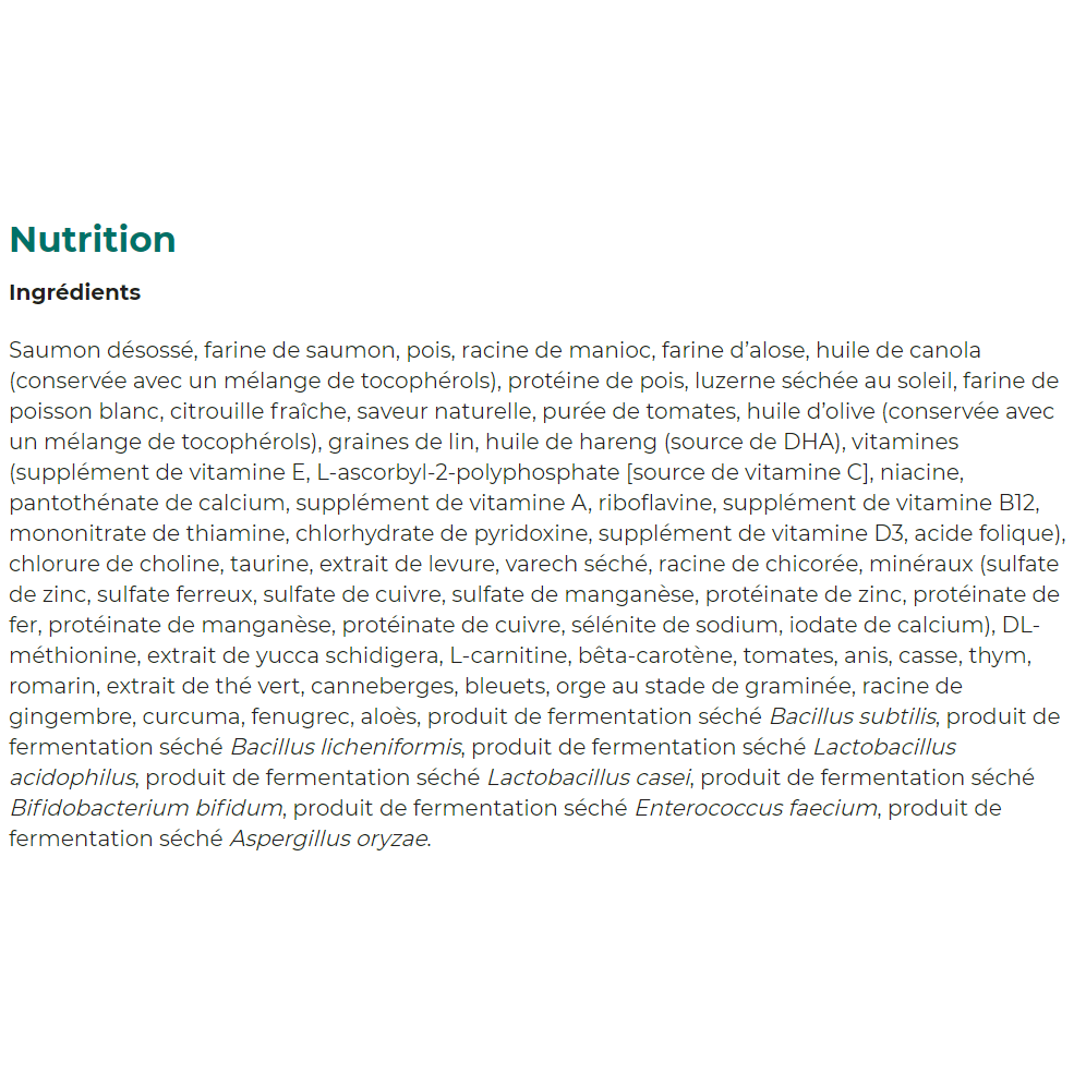 WholeSome Blend - Nourriture pour Chiens Toutes Étapes de Vie au Saumon & Citrouille Sans Grains Santé Peau et Pelage – Image 2